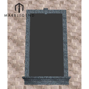 Nhà Đá Tường Mặt Tiền Ngoại Thất Đá Hoa Cương Tự Nhiên Màu Xanh Và Nâu Đá Cẩm Thạch Khung Cửa Sổ Đá - Product Image 2