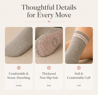 Chaussettes de Pilates antidérapantes respirantes pour yoga, barre et danse, pour femmes, couleur personnalisée, logo, fournisseur OEM ODM