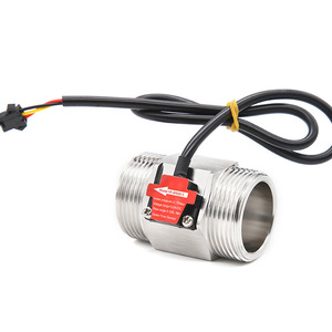 YF-DN32S 304 SS Acero Inoxidable + POM 3 ~ 120L/MIN Sensor de Flujo de Agua con Sensor Hall de Acero Inoxidable, Medidor de Flujo de Turbina - Product Image 2