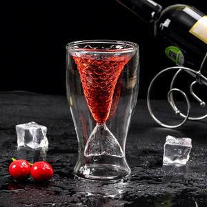 Vaso de Vino Brillante, <span class=keywords><strong>Taza</strong></span> de Café Transparente, Vaso para Leche, Whisky, Té, Cerveza, Creativo, Resistente al Calor, Doble Pared, <span class=keywords><strong>Azul</strong></span> - Product Image 1