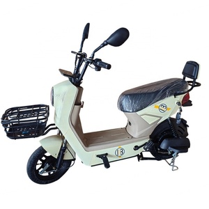 Cheap Electric Scooter 14" Tubeless Tire 350W Steel <b>Frame</b> Electronic Bike Brushless Motor Integrated Seat Electric <b>Bicycle</b> - Product Image 6