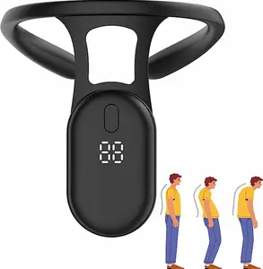 Bretelles réglables Smart Vibration Reminder Upper <span class=keywords><strong>Back</strong></span> Braces Correct Assis Debout Correcteur de posture orthèse pour hommes et femmes - Product Image 1