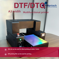 Millanech Epson A3 Dtg Printer untuk t-shirt katun mesin cetak 2-In-1 sublimasi/Dtg Printer Inkjet Printer Dtf