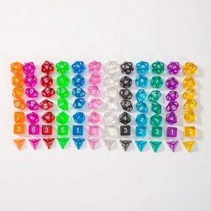 7 Uds. Juegos de Rpg de acrílico poliédrico D20 Color transparente Dnd <span class=keywords><strong>juego</strong></span> de dados para <span class=keywords><strong>juego</strong></span> de <span class=keywords><strong>rol</strong></span> Juegos de <span class=keywords><strong>mesa</strong></span> RPG - Product Image 4