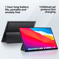 Monitor Portátil OLED Personalizado de 16 Pulgadas 4K, Monitor Pequeño para Juegos, 100% DCl-P3, Color de 1 Bit, 1ms, Extensor de Pantalla UHD para Laptop