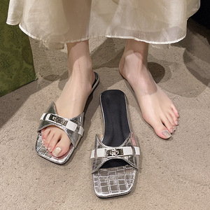 Nouvelle Collection Printemps – Mules Plates Femme Style Français à Bande Unique pour l'Été - Product Image 3