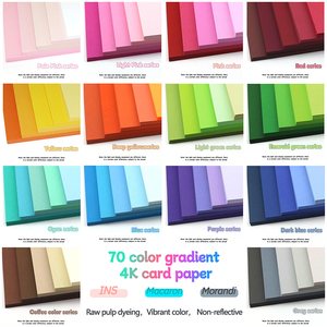 Giấy màu khuyến mãi 180g 4k 5 màu 25 tờ Giấy màu trang trí thủ công cho trường học - Product Image 2