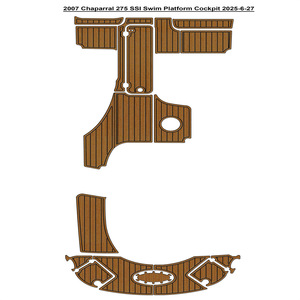 Suelo de Madera de Teca EVA para Embarcaciones Marinas y Yates Chaparral 275 SSI 2007, Gran Venta en eBay y AliExpress - Product Image 1