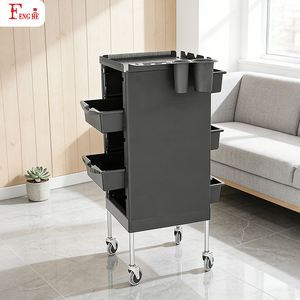 Groothandel Professionele Salonapparatuur 5 Lades Haarverlenging <span class=keywords><strong>Trolley</strong></span> voor Kapsalon - Product Image 2