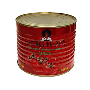 Fournisseur direct d'usine en Chine, pâte de tomate en conserve facile à ouvrir, 210G/400G/800G/2200G - Product Image 5
