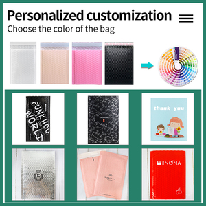 Sản phẩm mới vàng Nhà cung cấp bong bóng bưu phẩm tùy chỉnh giá Holographic hotstamp Túi bưu phẩm bong bóng - Product Image 6