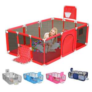 Trẻ Em Có Thể Gập Lại Playpen Với 15Pcs Đại Dương Quả Bóng Trẻ Em Của Trò Chơi Bóng Hồ Bơi Hàng Rào Cho Trong Nhà & Ngoài Trời Phòng Khách Sử Dụng Cho Bé Chơi - Product Image 5