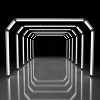 Lampe de Garage Professionnelle LED Super Lumineuse en Aluminium à Haut Lumen et IRC Élevé, Idéale pour Tunnel Automobile, Détailing et Éclairage de Travail