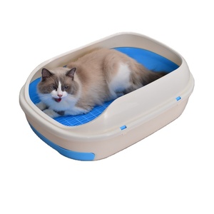 Toilette pour chat écologique de haute qualité <span class=keywords><strong>Double</strong></span> couches Litière pour chat et accessoires - Product Image 3