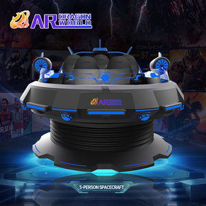 <span class=keywords><strong>Chaise</strong></span> de simulateur de réalité virtuelle VR volante UFO 360 degrés 9D Machine de jeu d'intérieur 5 places avec construction en métal pour un usage domestique - Product Image 6