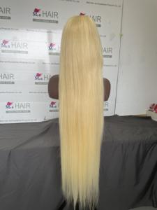 Perruque frontale complète 13x4 en cheveux humains 613 180% de densité, de 20 à 40 pouces - Product Image 2