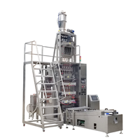 Machine d'emballage verticale entièrement automatique en acier inoxydable pour poudres, adaptée au poivre, au lait en poudre, au café, au bicarbonate de soude