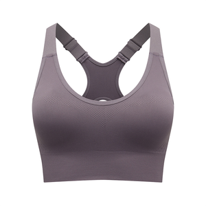<span class=keywords><strong>Reggiseno</strong></span> <span class=keywords><strong>sportivo</strong></span> da donna <span class=keywords><strong>taglie</strong></span> forti con schiena a racerback e spalline regolabili, anti-shock, per fitness, corsa e yoga - Product Image 5