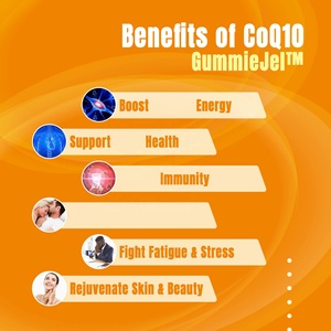 Vente en gros de gommes à base de CoQ10 sans sucre pour femmes et hommes <span class=keywords><strong>Plus</strong></span> Omega-3 <span class=keywords><strong>Zinc</strong></span> et Nicotinamide - Product Image 6