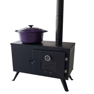 Estufa de Leña con Horno para Camping, Portátil, Tipo Bell Tent, Precio de Fábrica, Gran Venta - Product Image 1