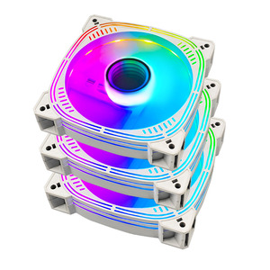 MANMU Case Fans Cooling Fan Cooler Pc 120mm High Rpm Pc Fans Cooling Rgb Pc Computer Rgb Cooler <strong>Cpu</strong> - Product Image 3