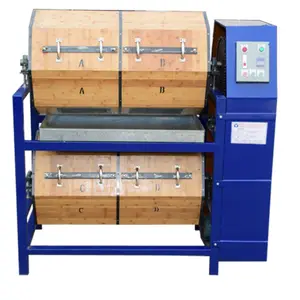 Newest type high quality wood rotary polishing machine for plastic