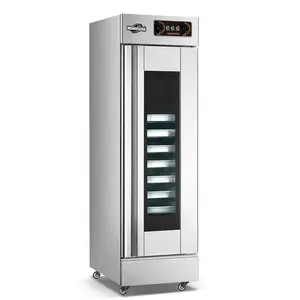 Máquina de prueba de masa de pan comercial, equipo de panadería de fermentación de acero inoxidable 201