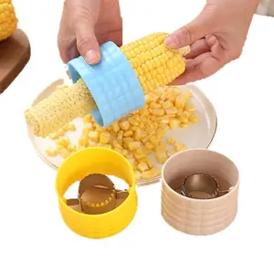 Stainless Steel Kitchen Gadgets Strips Corn from Cobs Fruit & Vegetable Cob Remover Cutter Shaver Essential Cooking Tools