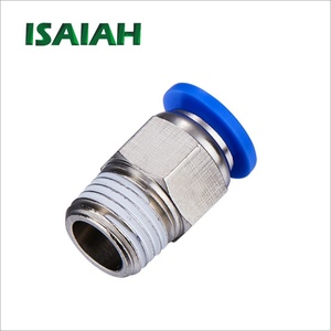 Isah מותג מהיר איחוד צינור ישר מחבר pneumatic Pu הדחיפה ב אביזרי צינור פלסטיק - Product Image 5