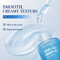 Soin de la peau coréen formulé avec du sérum au peptide de cuivre GHK-Cu 30 ml, Snap 8, acide hyaluronique, anti-âge, réparation de la peau, sérum raffermissant
