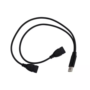 Recién 2 en 1 USB 2,0 <span class=keywords><strong>Y</strong></span> Splitter datos OTG convertidor Cámara teclado ratón adaptador Cable USB tipo C Cable de extensión macho a hembra - Product Image 3