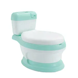 Nuovo stile di prodotti del bambino di addestramento della toletta toilette portatile del bambino in plastica con coperchio