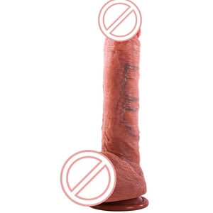 Dildo sexuel souple 2-en-1 écologique, design ergonomique, réaliste, fonction de pulvérisation, 100% étanche, 480g, jouet pour adultes pour la masturbation féminine - Product Image 3