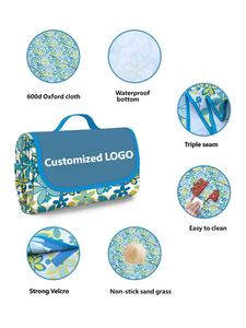 Custom Printed Soft Foldable Waterproof Outdoor <b>Picnic</b> Camping Hiking <b>Mat</b> - Product Image 2