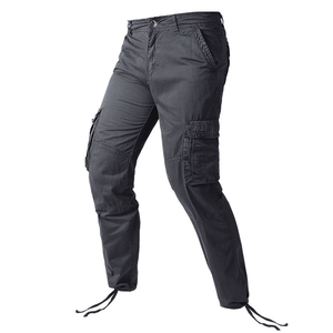 Pantalones Casuales de Verano para Hombre, de Alta Calidad, 100% Algodón, Tela de Lona, Secado Rápido, Corte Recto, Transpirables, Ajustados, Cintura Elástica, Estilo Vintage - Product Image 5