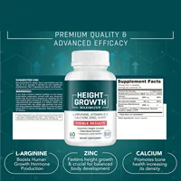 Vente directe usine – Capsules pour la croissance (60 unités) – Conçues pour adultes – Marquage OEM pris en charge pour le commerce international – Produit phare