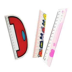 Kuien Bán Buôn Khuyến Mãi Tùy Chỉnh In Rõ Ràng Acrylic Cai Trị Charms Nhựa Phim Hoạt Hình Phim Hoạt Hình Acrylic Thường Xuyên Cai Trị Charms - Product Image 1