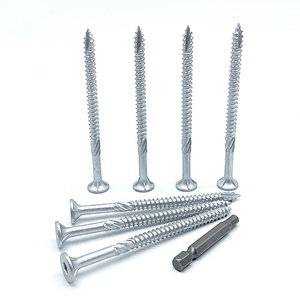 बगल बेटन 14g x 100 मिमी गैल्वेनाइज्ड बाहरी स्क्रू हेक्स सॉकेट 4 निब्स nurling प्रकार 17 डेक बैटन स्क्रू स्क्रू - Product Image 5