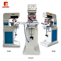 Machine d'impression tampographique pour cadran de montre en plastique et stylo, 2 couleurs