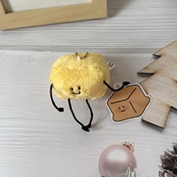 Porte-clés en peluche miniatures personnalisés, jouets en peluche sur mesure, porte-clés anime, pendentifs mascotte doux, porte-clés en peluche personnalisés