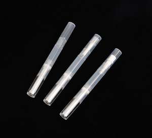 Stylo à gloss à cuticules en plastique écologique personnalisé de haute qualité, conteneur cosmétique unique à mécanisme rotatif, outils de maquillage pour ongles avec logo - Product Image 3