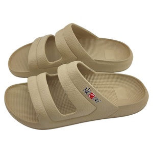 Sandales unisexes en EVA souple avec double sangle, antidérapantes, pour la maison, la salle de bain, chaussures confortables - Product Image 3