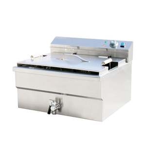 Freidora Industrial de Inducción Eléctrica de Acero Inoxidable con Control de Temperatura, 9.6kW, Certificación CE - Product Image 1