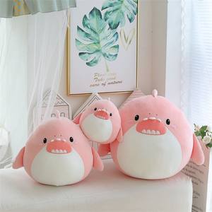 Lindo tiburón suave almohada <span class=keywords><strong>de</strong></span> peluche <span class=keywords><strong>de</strong></span> juguete para <span class=keywords><strong>Amazon</strong></span> Cross-Border Zai Shark almohada para el alivio del estrés del sueño del cumpleaños <span class=keywords><strong>de</strong></span> los niños - Product Image 3