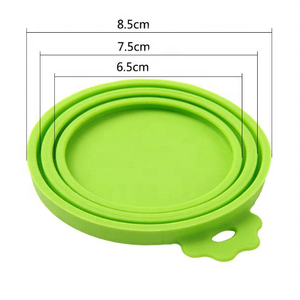 Tái Sử Dụng <span class=keywords><strong>Silicone</strong></span> Thông Minh Nắp Cho Thức Ăn Vật Nuôi Pe Nhựa Tin <span class=keywords><strong>Cap</strong></span> Bìa Cho Chó Và Mèo Lưu Trữ - Product Image 2
