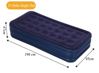 Kama suntra kit de matelas gonflable pour voiture voyage avec pompe une place pour dormir lit malet