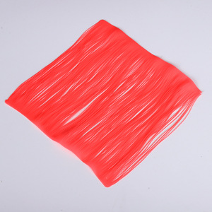 Lot de 200 leurres jig de 15 cm en silicone, matériel de pêche pour spinnerbaits, pour la pêche au bar en lac et en ruisseau, sans hameçons - Product Image 6