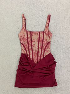 <span class=keywords><strong>Mini</strong></span> Abito Elegante Estivo in Pizzo con Corsetto, Vestito Aderente Arricciato <span class=keywords><strong>da</strong></span> Donna per Serate in Discoteca - Product Image 6