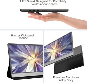 Koorui 15.6inch màn hình di động 1080P USB-C thứ hai màn hình bên ngoài cho máy tính xách tay PC Mac điện thoại PS Xbox Gamer IPS - Product Image 4