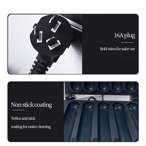 Hot Sale 5Pcs Fresh <strong>Meat</strong> Chicken Roller Waffle Maker Chicken Loaf Machine Stainless Steel <strong>Mexican</strong> Chicken Burrito Machine - Product Image 4